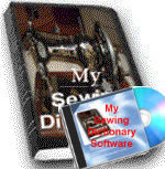 My Sewing Dictionary and software helps you learn to sew